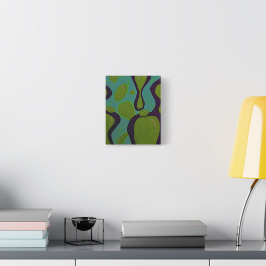 Abstract Wall Art Canvas, Modern Home Decor, Colorful Artwork, Living Room Space, Unique Gift Idea, Funky Gallery Piece