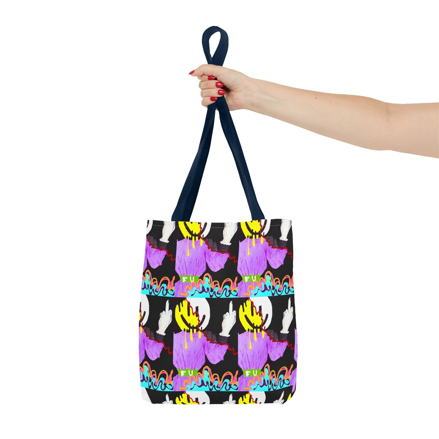 Colorful Abstract Tote Bag, Art-Inspired Carryall, Hipster Grocery Tote, Trendy Shopping Bag, Unique Gift for Art Lovers