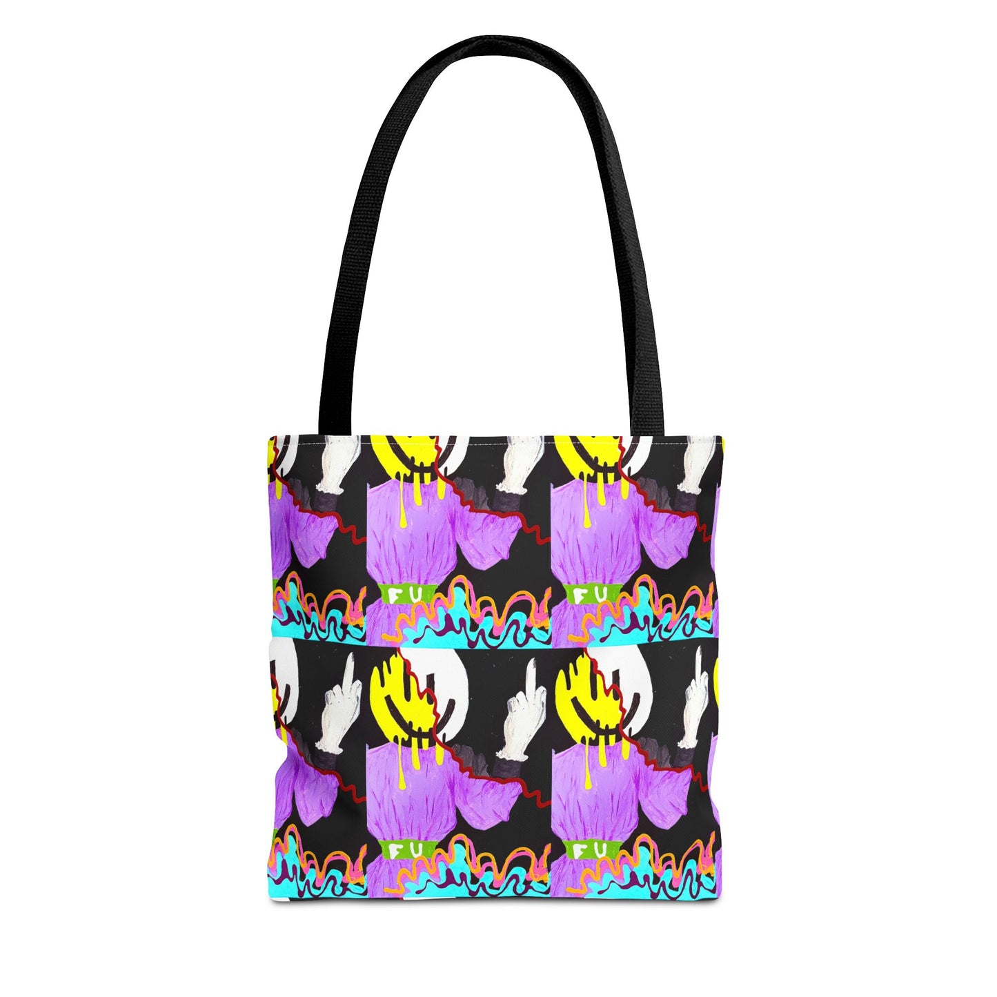 Colorful Abstract Tote Bag, Art-Inspired Carryall, Hipster Grocery Tote, Trendy Shopping Bag, Unique Gift for Art Lovers