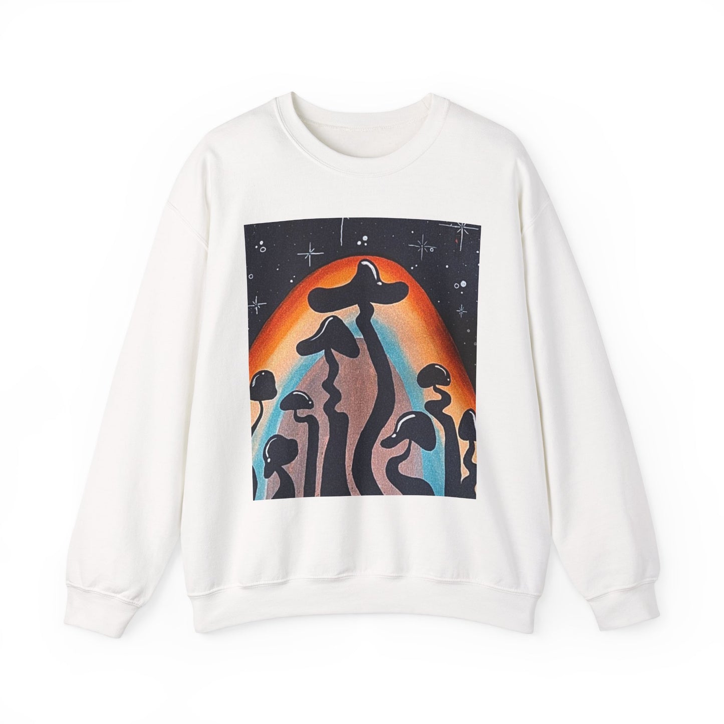 Psychedelic Mushroom Crewneck Sweatshirt - Edge of Reality Design