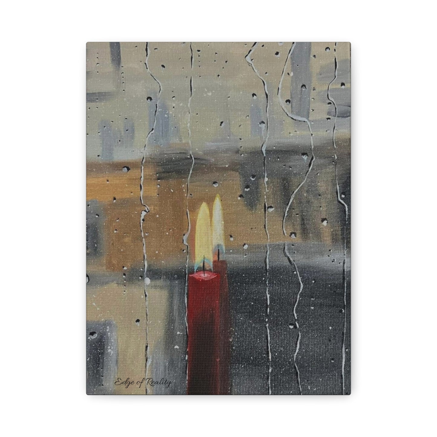 Abstract Street Art Canvas Wall Decor - Matte Finish, Stretched 1.25"