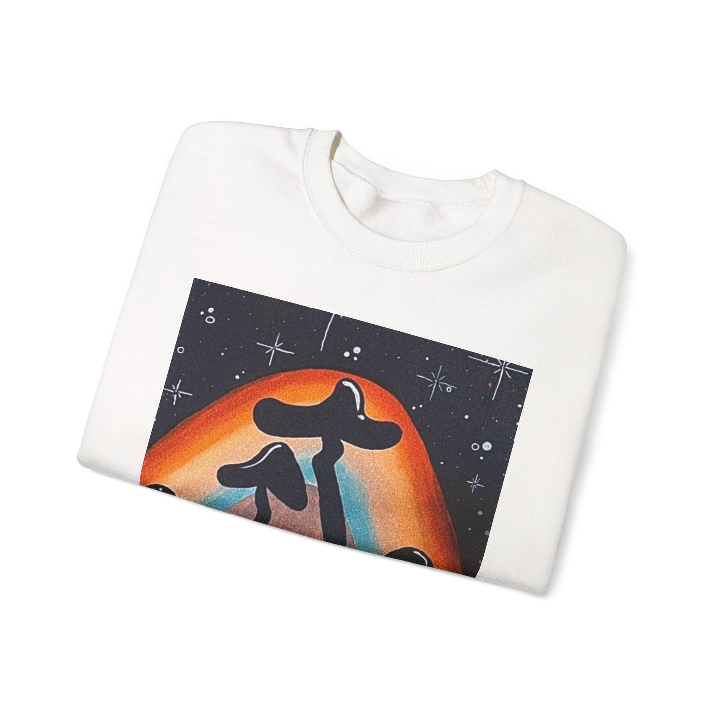 Psychedelic Mushroom Crewneck Sweatshirt - Edge of Reality Design