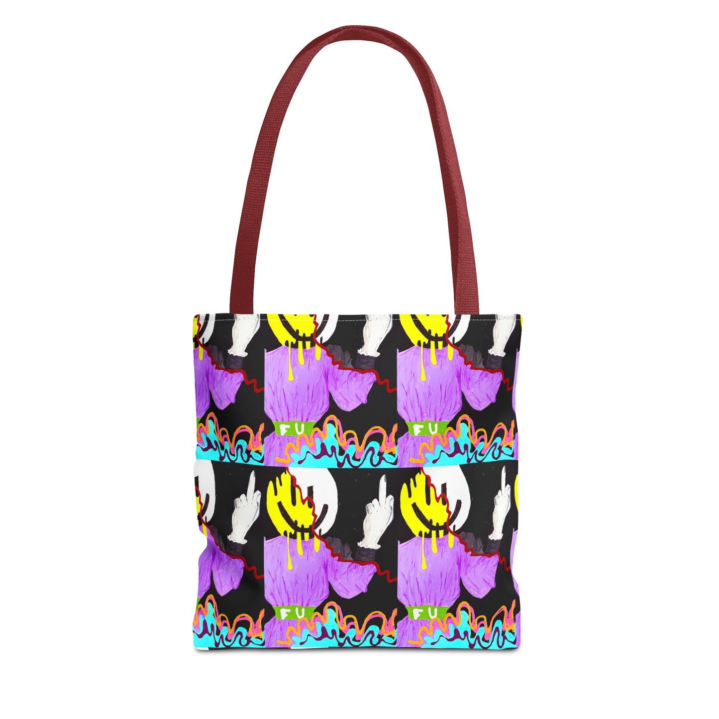 Colorful Abstract Tote Bag, Art-Inspired Carryall, Hipster Grocery Tote, Trendy Shopping Bag, Unique Gift for Art Lovers
