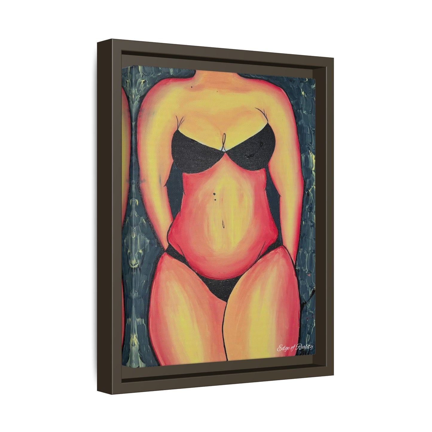 Vibrant Body Positive Canvas- Framed art print